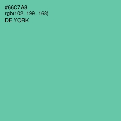 #66C7A8 - De York Color Image